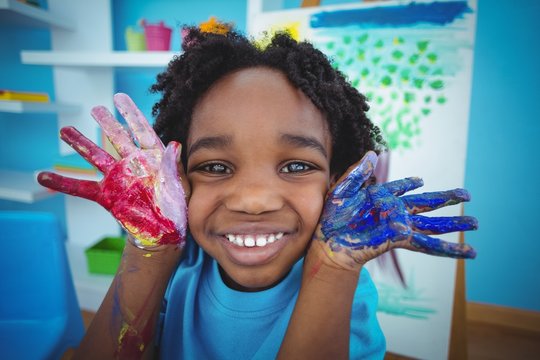 Boy with Paint